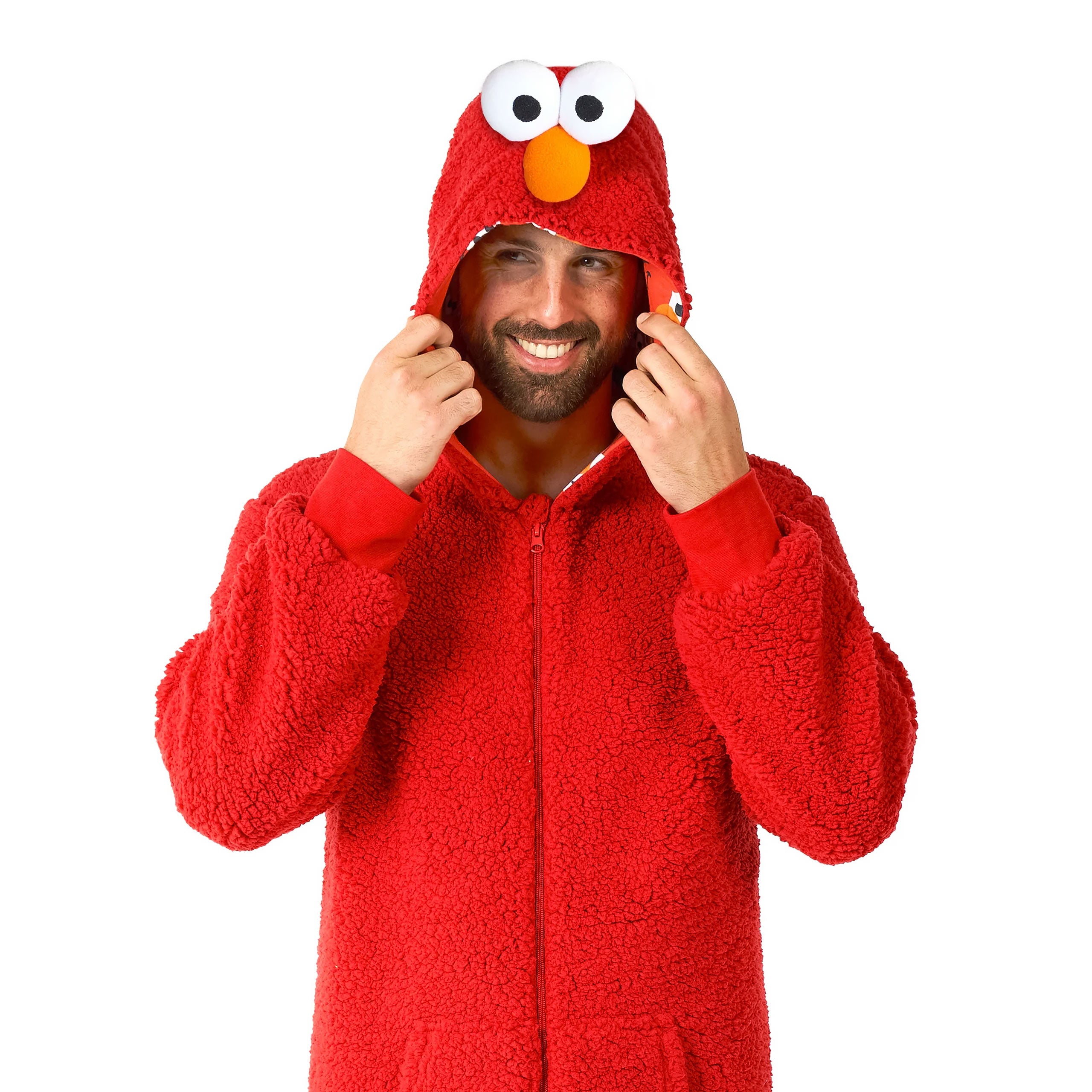 Productafbeelding Sesamstraat - Elmo Pluche Onesie voor Volwassenen