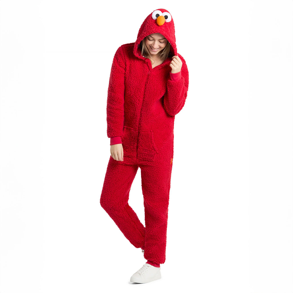 Productafbeelding Sesamstraat - Elmo Pluche Onesie voor Volwassenen