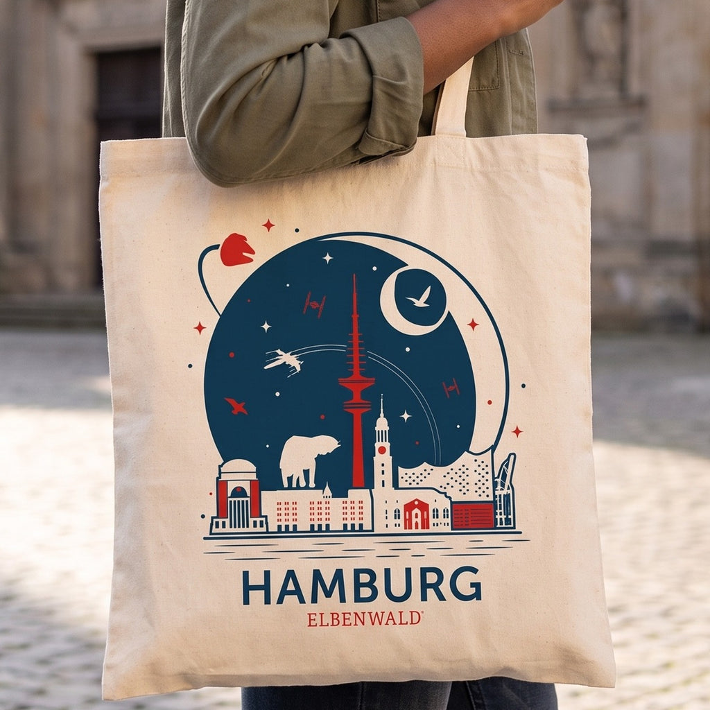 Productafbeelding Elbenwald in Hamburg Skyline Jutetas