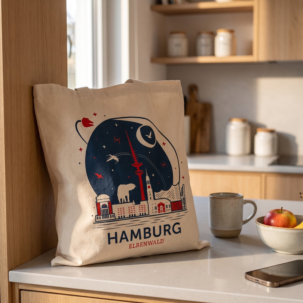 Productafbeelding Elbenwald in Hamburg Skyline Jutetas