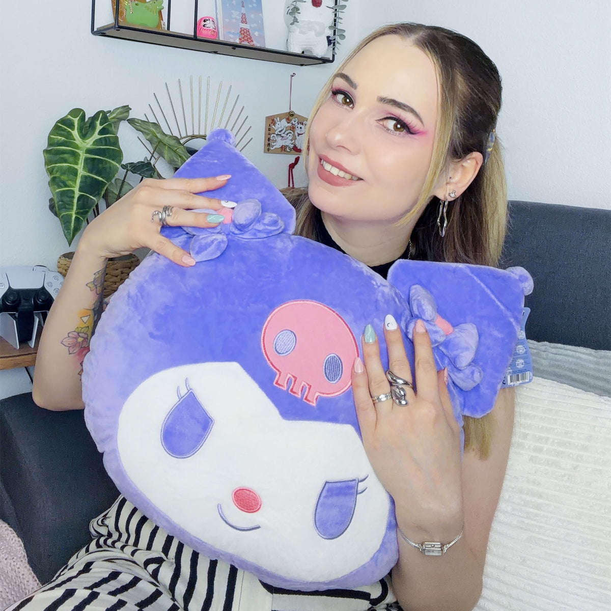 Productafbeelding Hello Kitty and Friends - Kuromi 3D Kussen