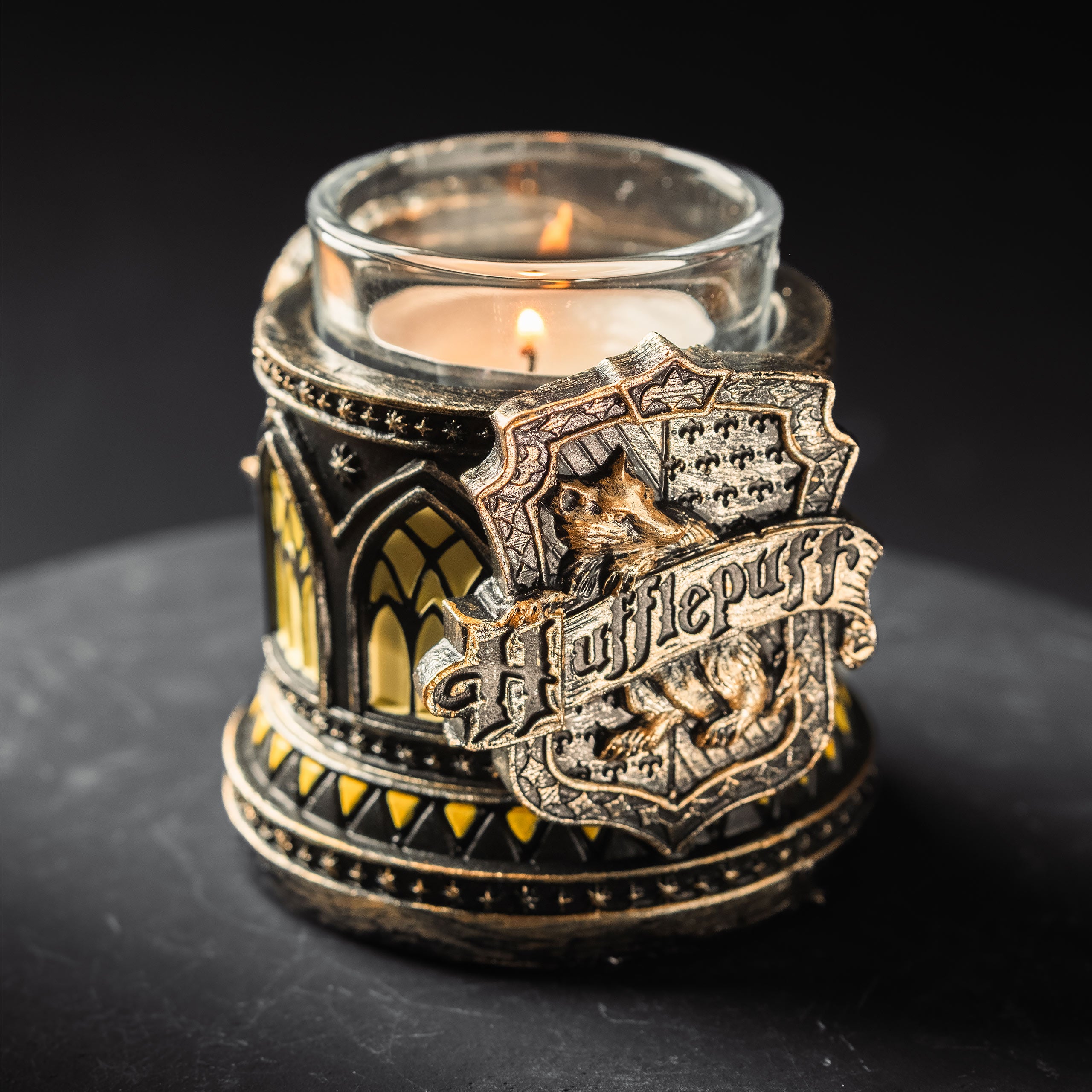 Productafbeelding Hufflepuff waxinelichthouder - Harry Potter
