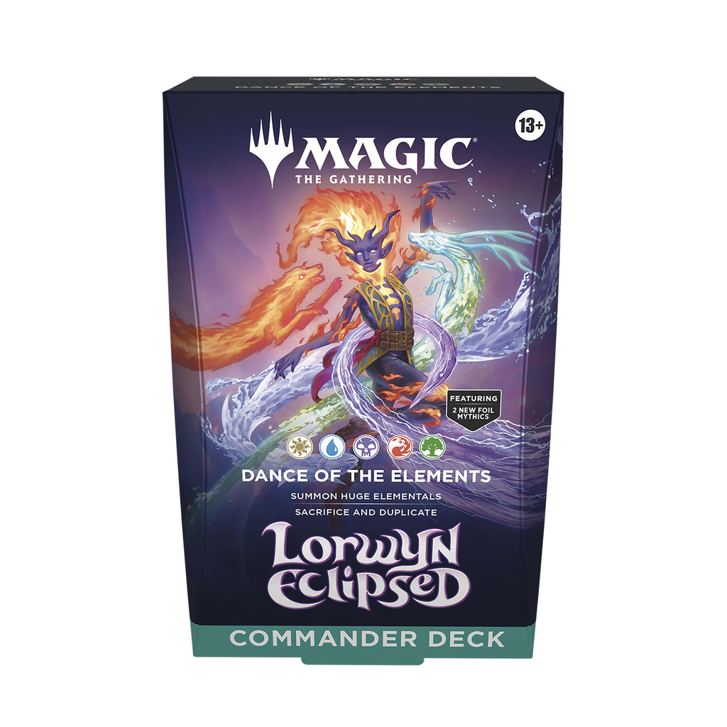 Productafbeelding Magic The Gathering - Lorwyn Eclipsed Dance of the Elements Commander Deck Engelstalige versie