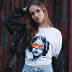 Productafbeelding Sex Bomb T-shirt voor Star Wars fans wit