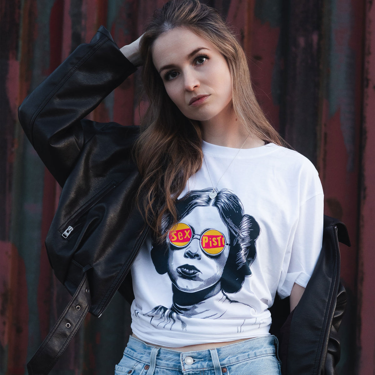Productafbeelding Sex Bomb T-shirt voor Star Wars fans wit