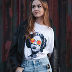 Productafbeelding Sex Bomb T-shirt voor Star Wars fans wit