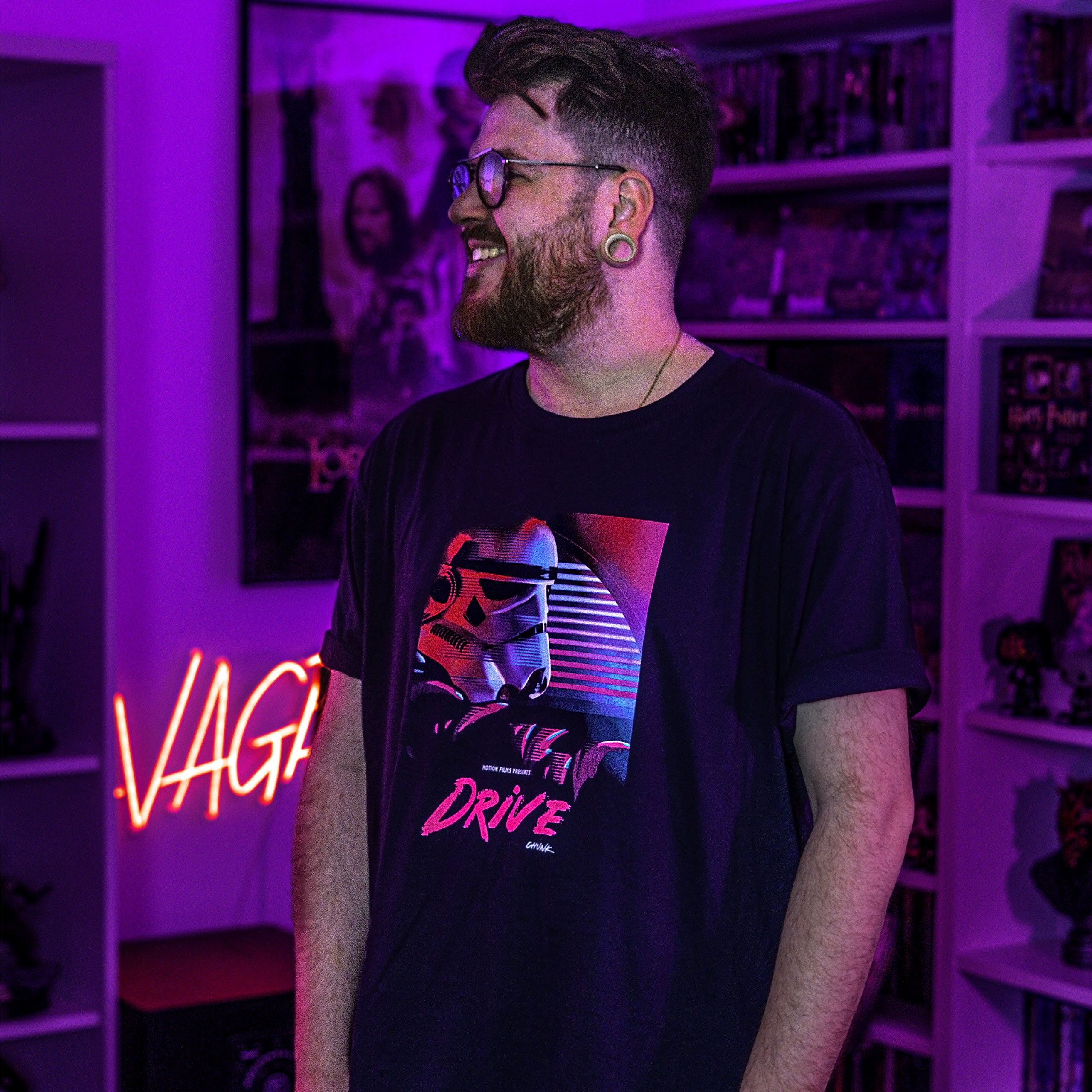 Productafbeelding Drive T-shirt voor Star Wars-fans blauw