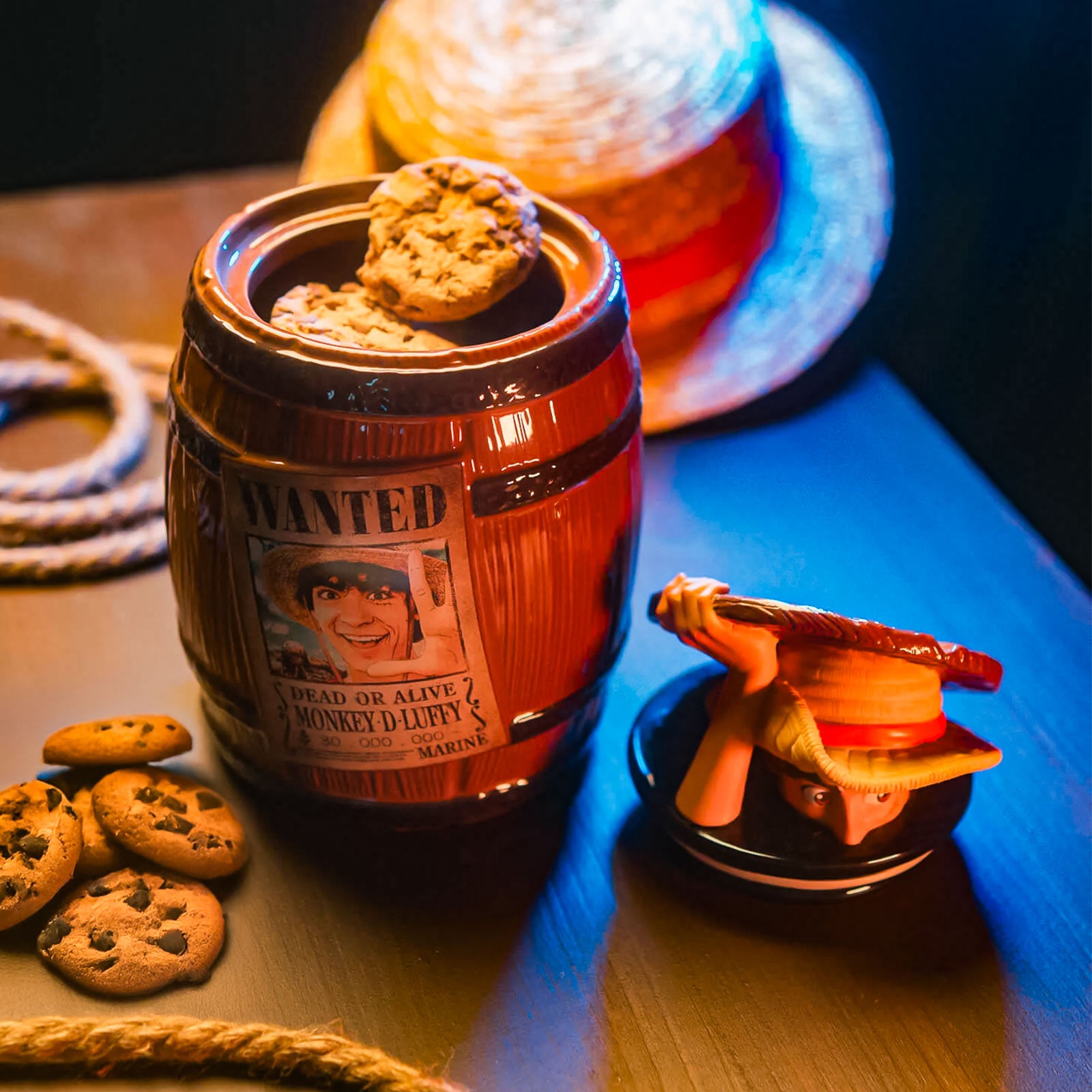 Productafbeelding One Piece Netflix - Monkey D. Luffy Koektrommel