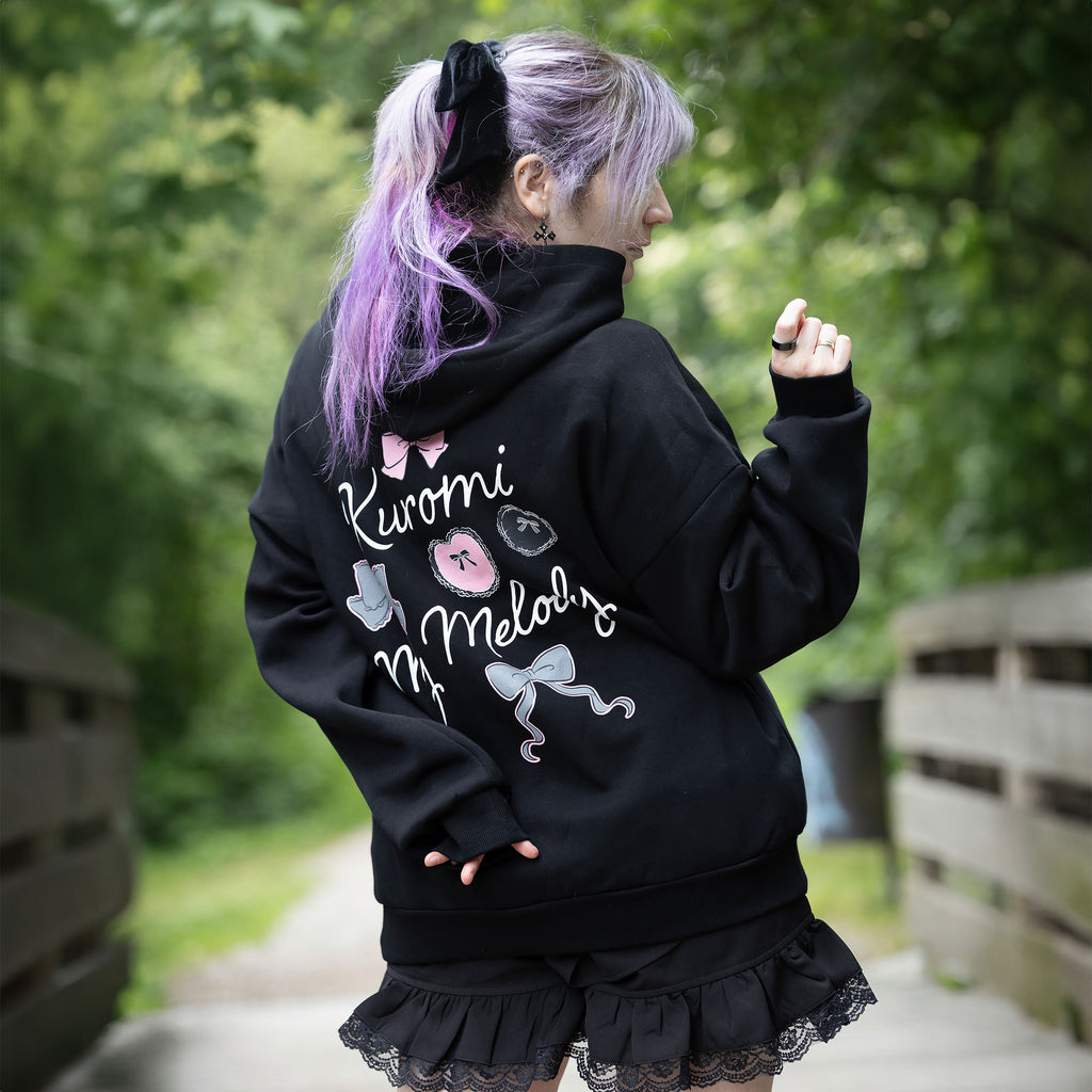 Productafbeelding Hello Kitty - Kuromi en My Melody Hoodie