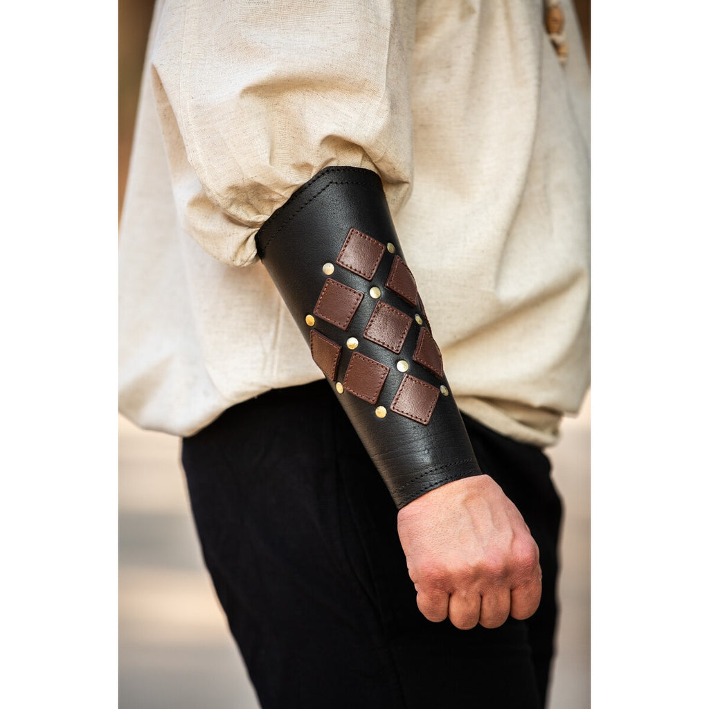 Product image Medieval Leather Bracer Orm black-brown
