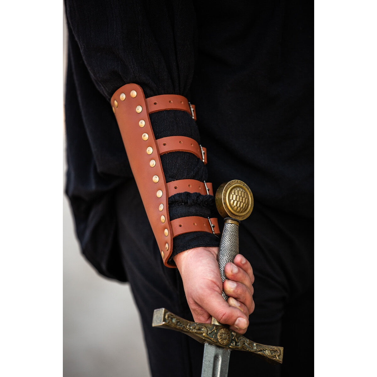 Product image Medieval Leather Bracer Mar brown