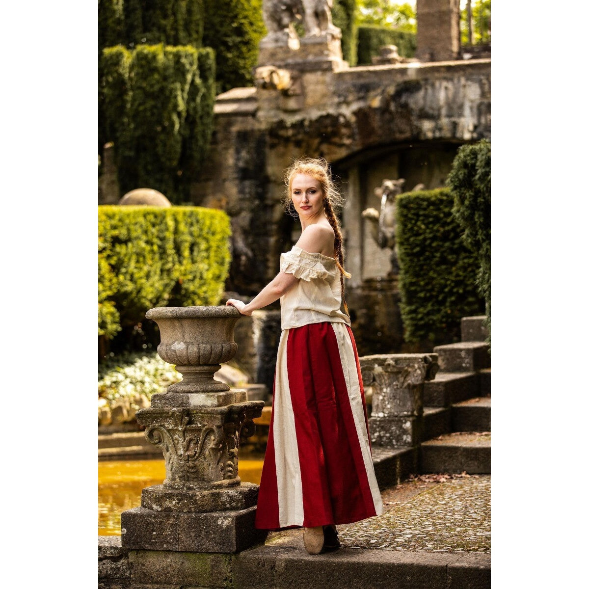 Product image Medieval Summer Blouse Lotte with Ruffles beige