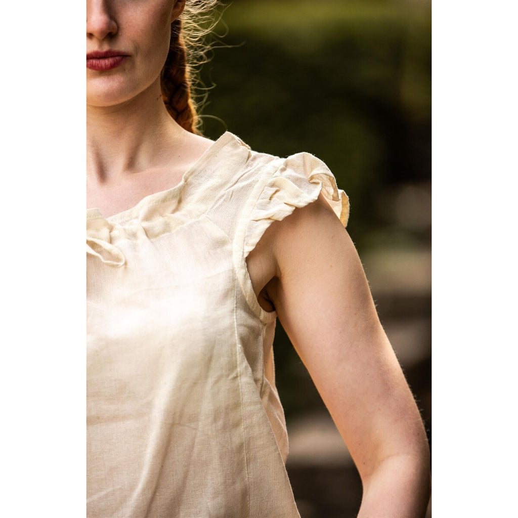 Product image Medieval Summer Blouse Lotte with Ruffles beige
