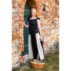 Productafbeelding Middeleeuwse zomerblouse Lotte met ruches zwart