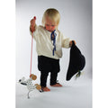 Productafbeelding Middeleeuwse broek Jecklein met beenvetering zwart