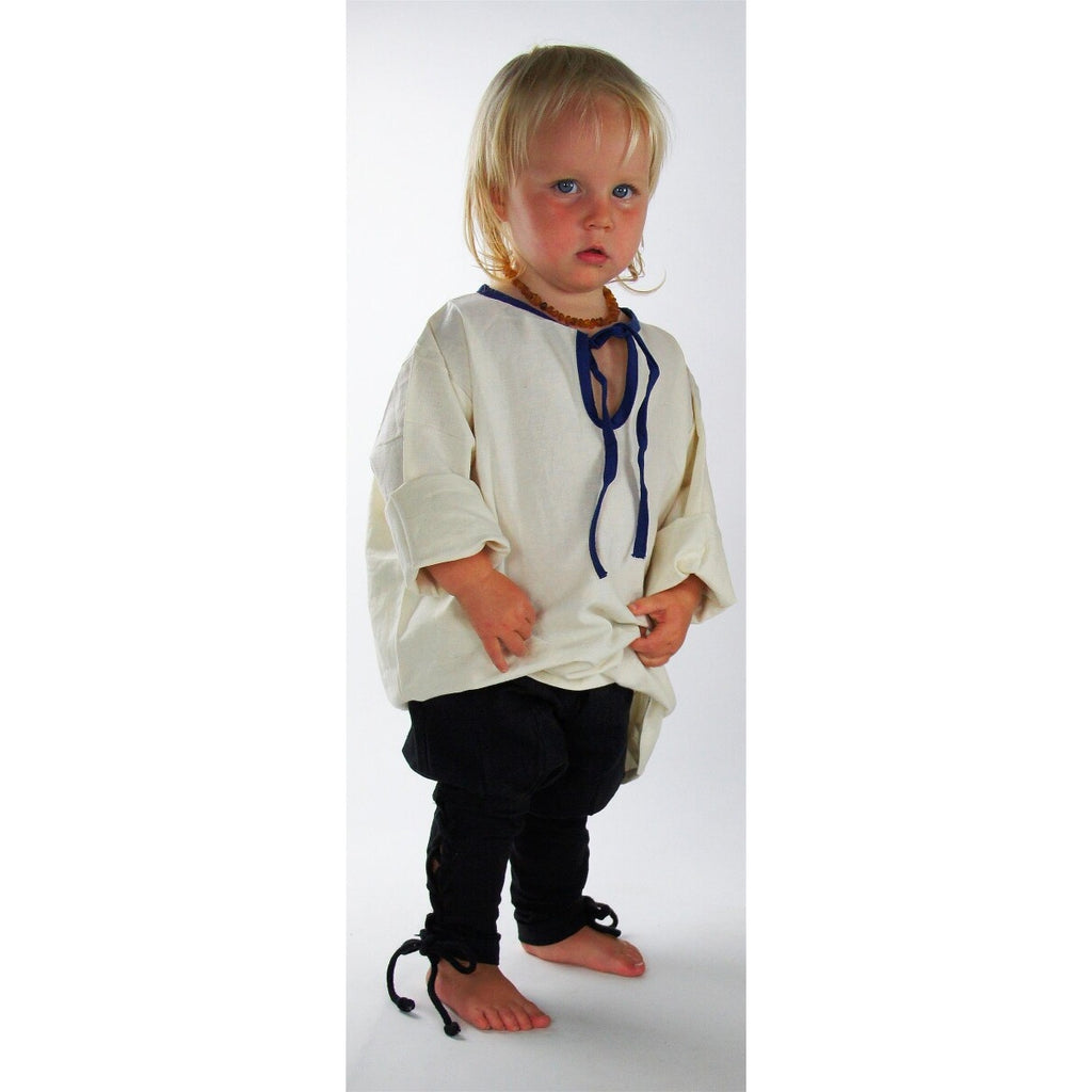 Productafbeelding Middeleeuwse broek Jecklein met beenvetering zwart
