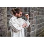 Productafbeelding Middeleeuws veterhemd Arthur beige
