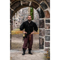 Productafbeelding Middeleeuws vetershirt Arthur zwart
