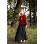 Productafbeelding Middeleeuwse blouse Edith rood