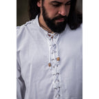 Productafbeelding Middeleeuws overhemd Gustavo wit