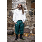 Productafbeelding Middeleeuws shirt met ronde kraag Athos wit
