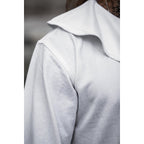 Productafbeelding Middeleeuws shirt met ronde kraag Athos wit
