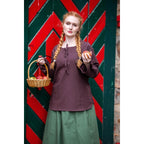 Productafbeelding Middeleeuwse blouse Tilda bruin