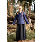 Productafbeelding Middeleeuwse blouse Tilda blauw