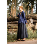 Productafbeelding Middeleeuwse blouse Tilda blauw
