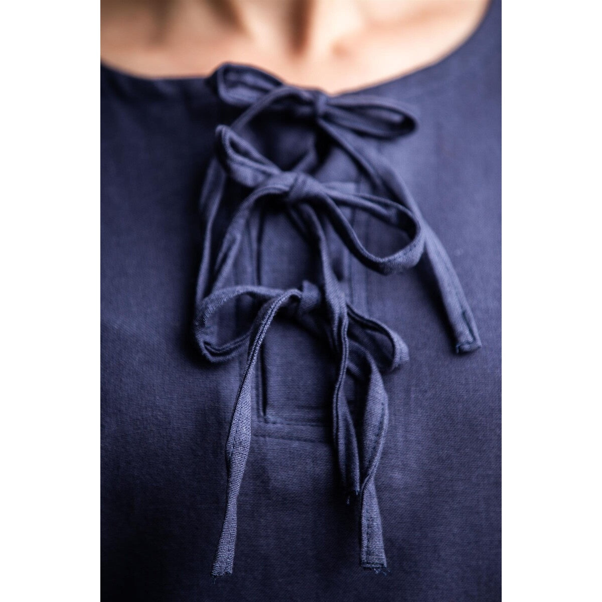Productafbeelding Middeleeuwse blouse Tilda blauw