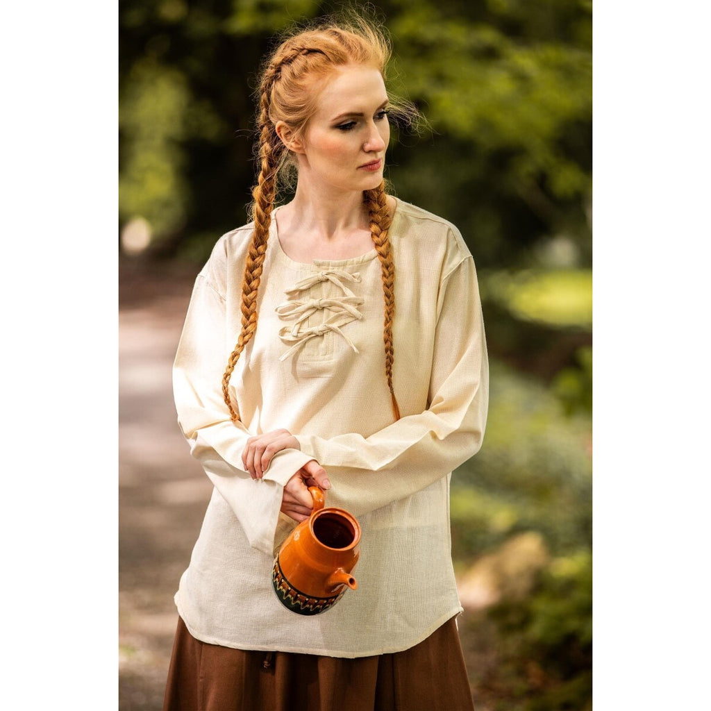 Productafbeelding Middeleeuwse blouse Tilda beige