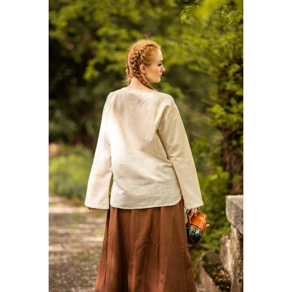 Productafbeelding Middeleeuwse blouse Tilda beige