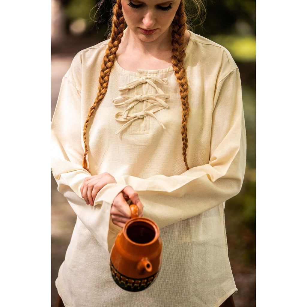 Productafbeelding Middeleeuwse blouse Tilda beige