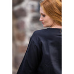 Productafbeelding Middeleeuwse blouse Tilda zwart
