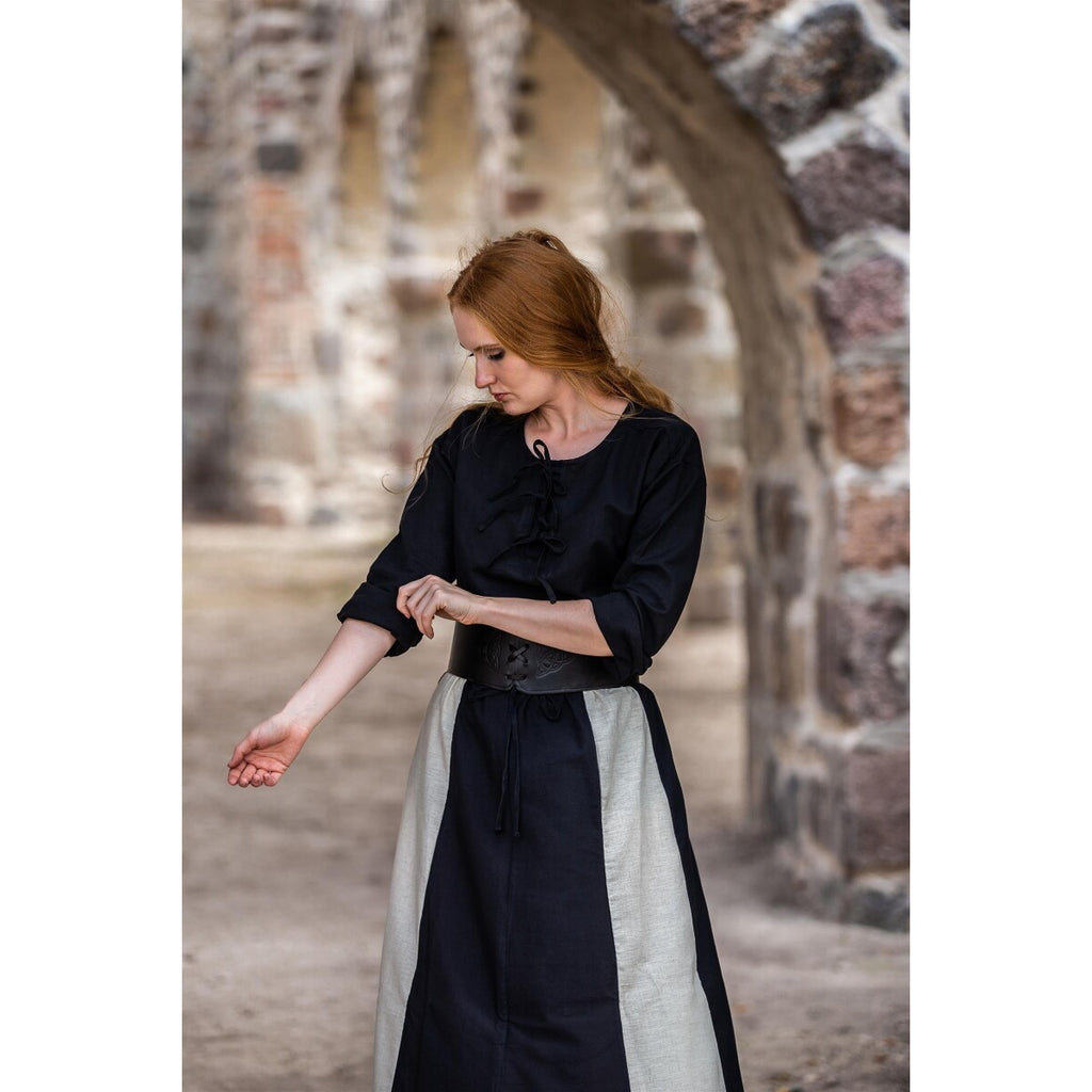 Productafbeelding Middeleeuwse blouse Tilda zwart