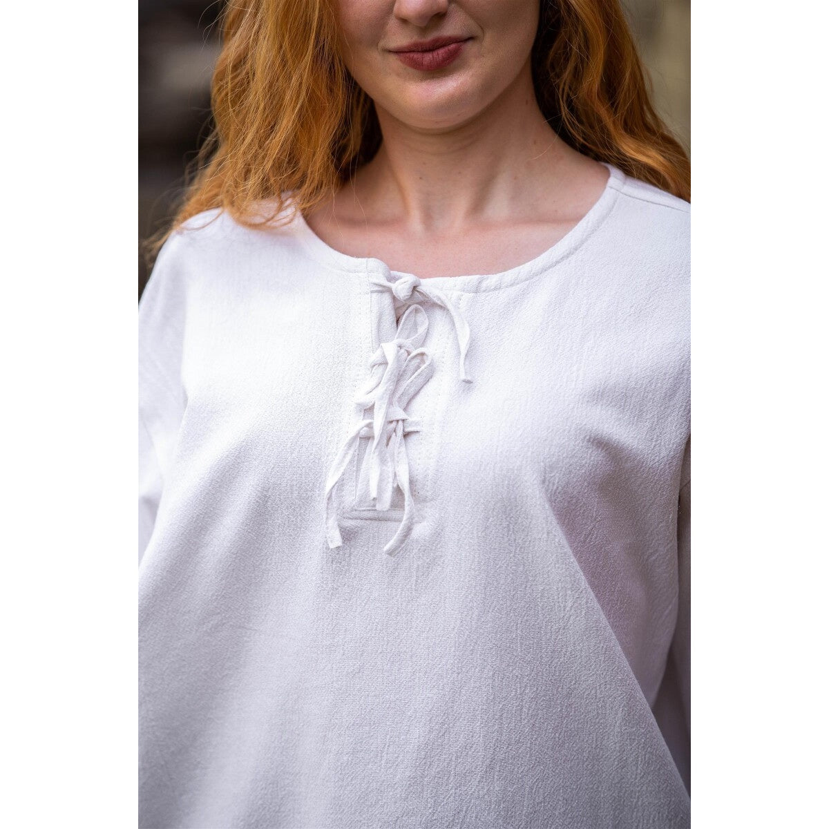 Productafbeelding Middeleeuwse blouse Tilda wit