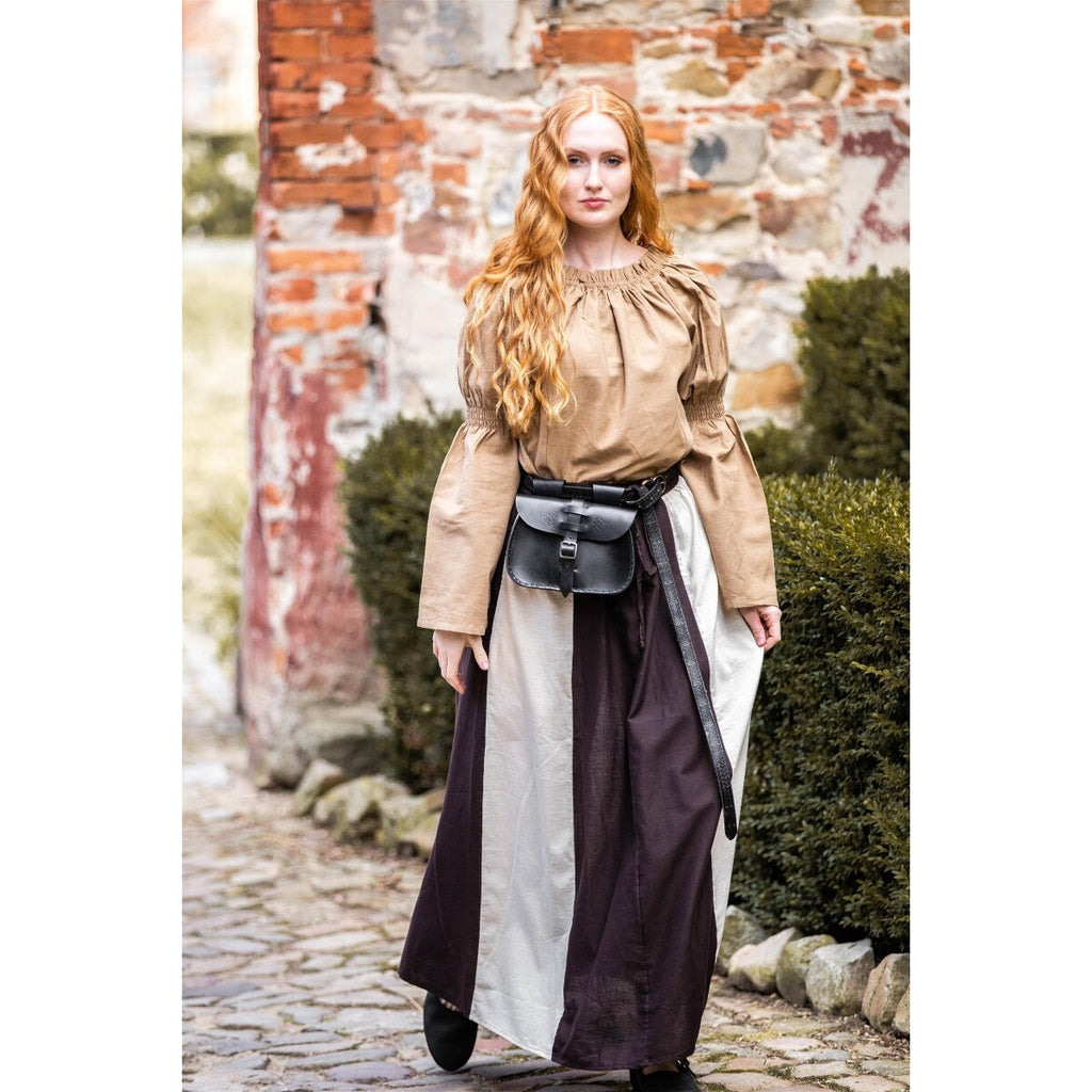 Productafbeelding Middeleeuwse blouse Coletta bruin