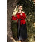 Productafbeelding Middeleeuwse blouse Emma rood
