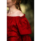 Productafbeelding Middeleeuwse blouse Emma rood