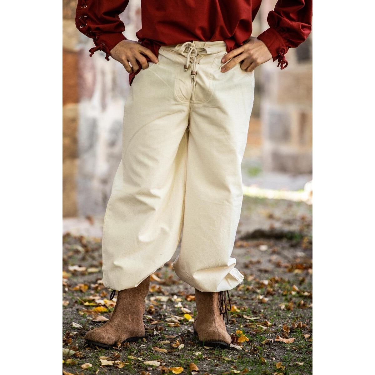 Productafbeelding Middeleeuwse broek Gerold beige