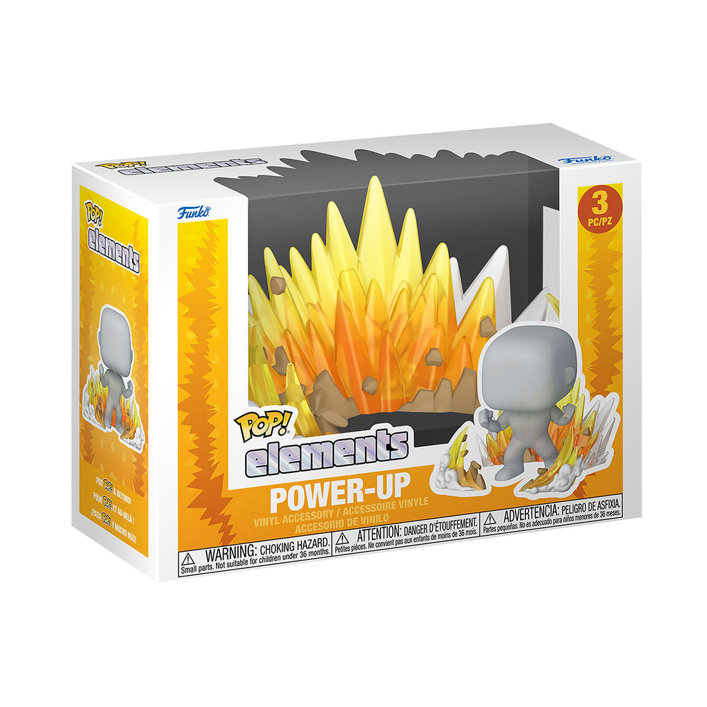 Productafbeelding Elements - Power Up Yellow Funko Pop figuur diorama
