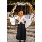 Productafbeelding Middeleeuwse blouse Carmen wit