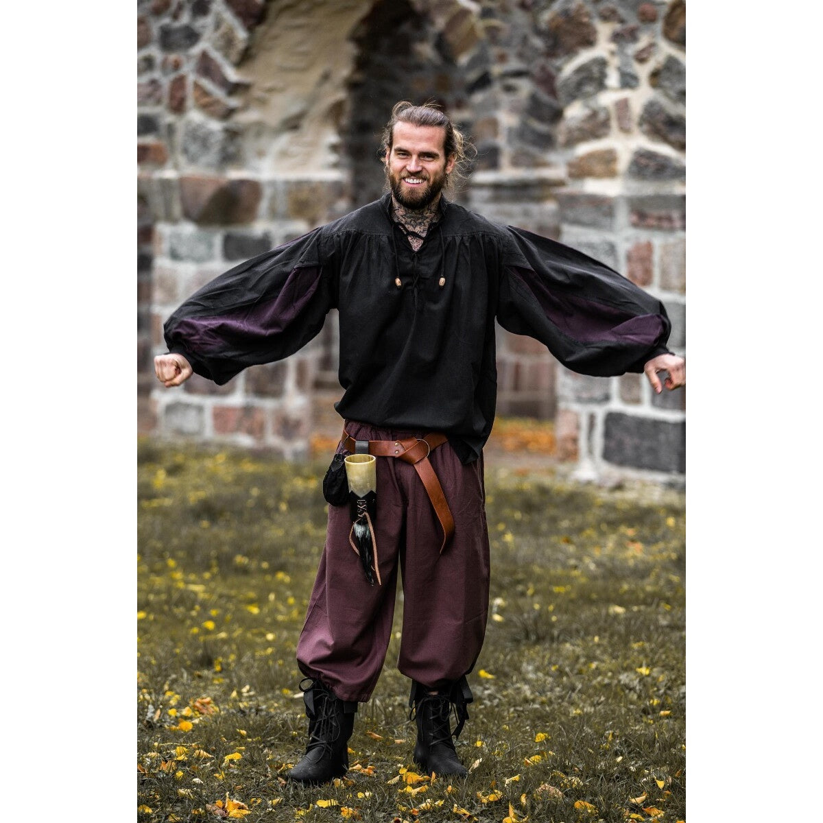 Product image Medieval Landsknecht Shirt Albert black-brown