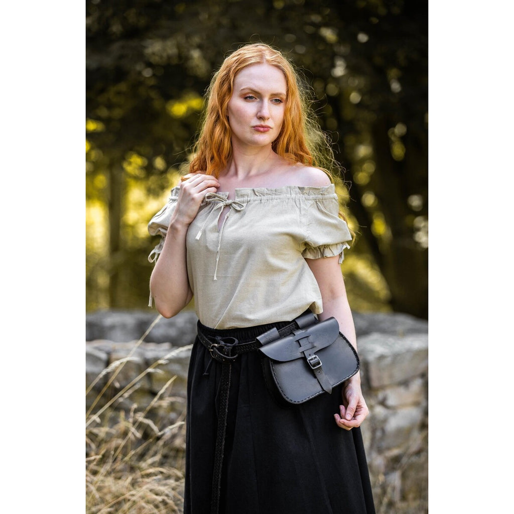 Productafbeelding Middeleeuwse blouse met korte mouwen Otilia