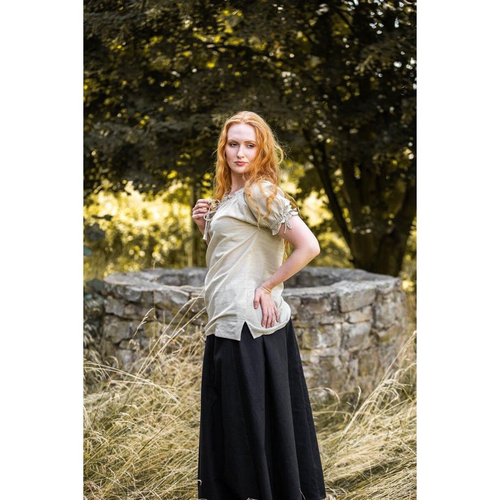 Productafbeelding Middeleeuwse blouse met korte mouwen Otilia