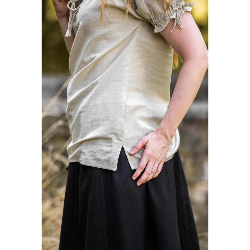 Productafbeelding Middeleeuwse blouse met korte mouwen Otilia