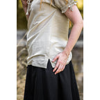 Productafbeelding Middeleeuwse blouse met korte mouwen Otilia