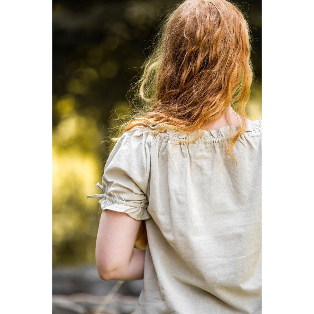 Productafbeelding Middeleeuwse blouse met korte mouwen Otilia