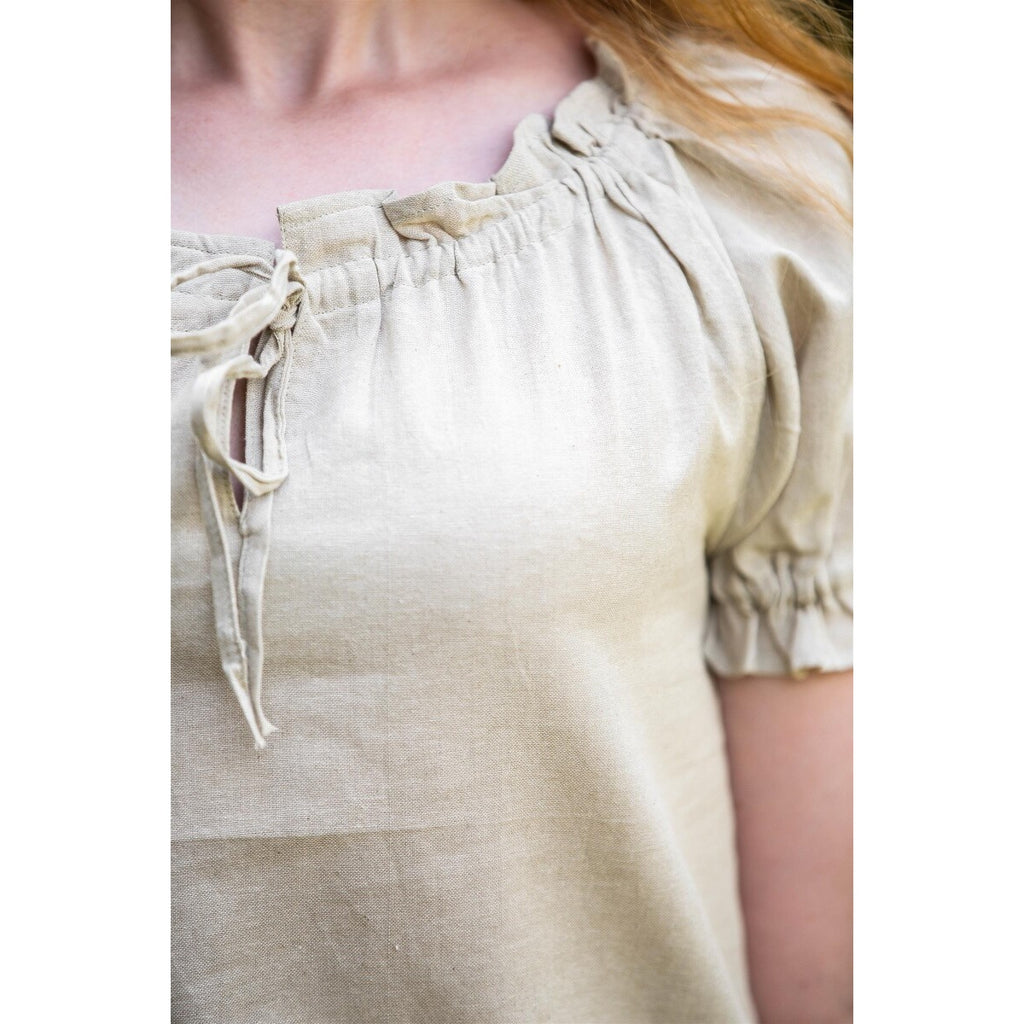 Productafbeelding Middeleeuwse blouse met korte mouwen Otilia