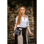 Productafbeelding Middeleeuwse Korte Mouwen Blouse Otilia Wit